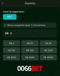 deposits 0066BET